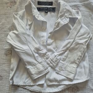 Andrew Fezza Classic White Kids Button Down Shirt